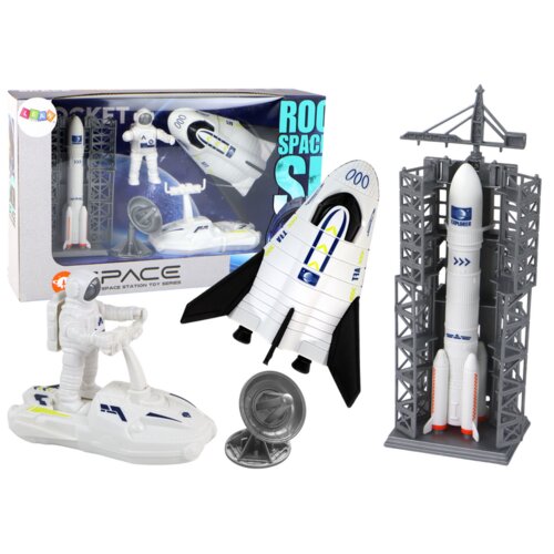  Set za svemirsku misiju Svemirska raketa Astronaut Svemirski brod 5 dijelova Slike
