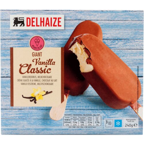 DELHAIZE sladoled vanila čokolada 3x80g Cene