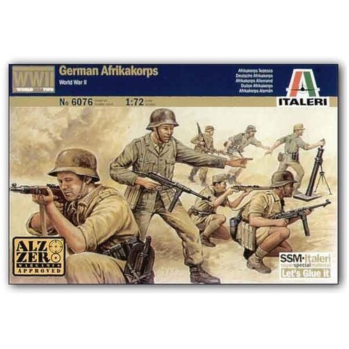 Italeri 1:72 WWII - German Afrikakorps maketa vojnika Slike