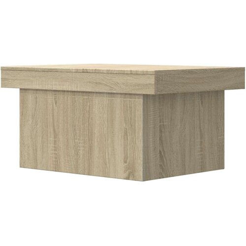 vidaXL Stolić za kavu boja hrasta 80 x 55 x 40 cm konstruirano drvo Cijene