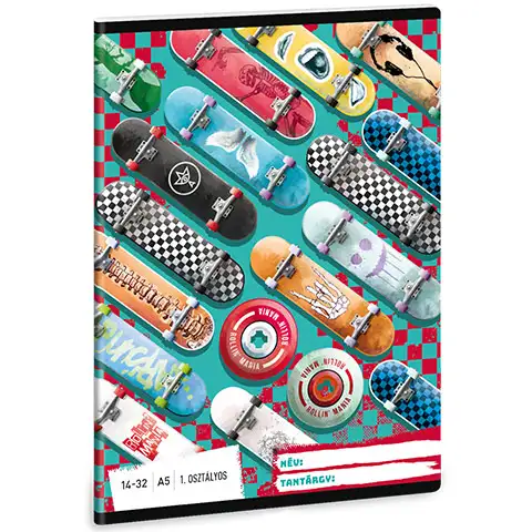 Ars Una rollin mania 1. razred bilježnica s linijama A/5 14-32 Cijene