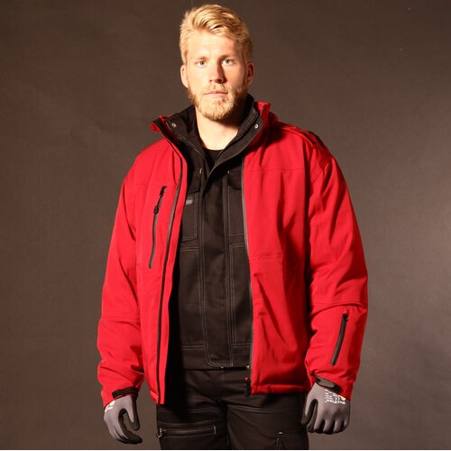  Softshell jakna QUITO crvena Slike