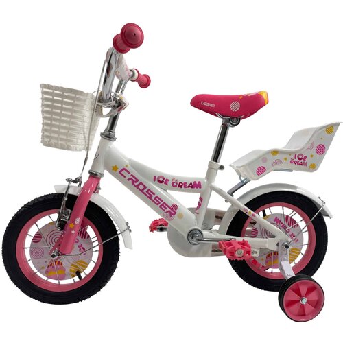  dečiji bicikl Ice Cream 12" - belo-roze, SM-12102 Cene