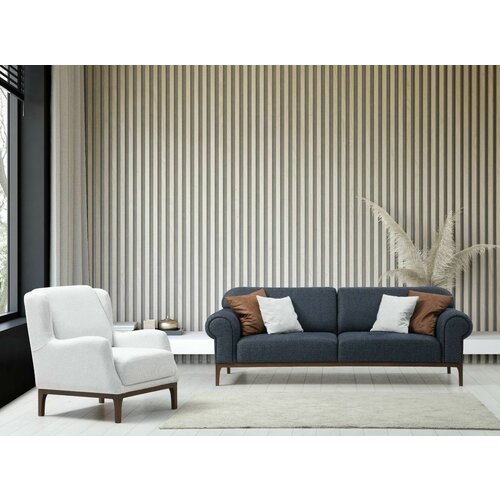 Atelier Del Sofa london set - anthracite, ares white anthraciteares white sofa set Slike