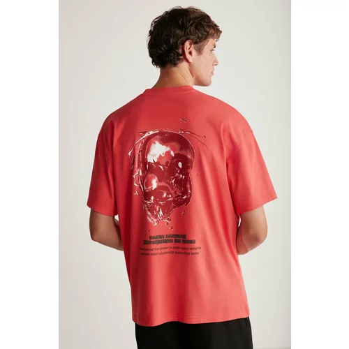 GRIMELANGE T-Shirt - Red - Oversize