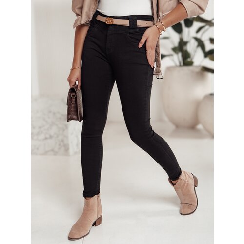 DStreet Spodnie damskie SKINTRA typu skinny czarne Cijene