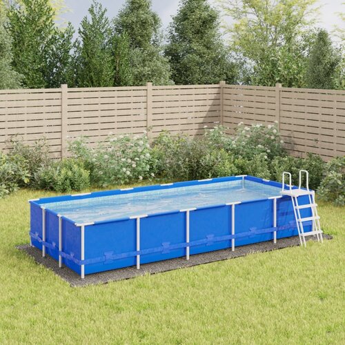 vidaXL Platno za tlo ispod bazena svjetlosivo 550x280 cm poliesterska Cijene