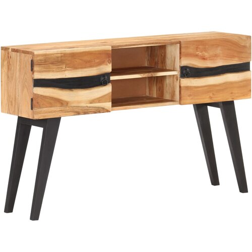 VidaXL Komoda od masivnog bagremovog drva 120 x 30 x 75 cm Slike