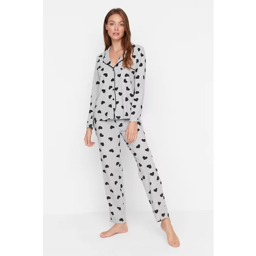 Trendyol Ženska pidžama THMAW22PT0122/GRAY