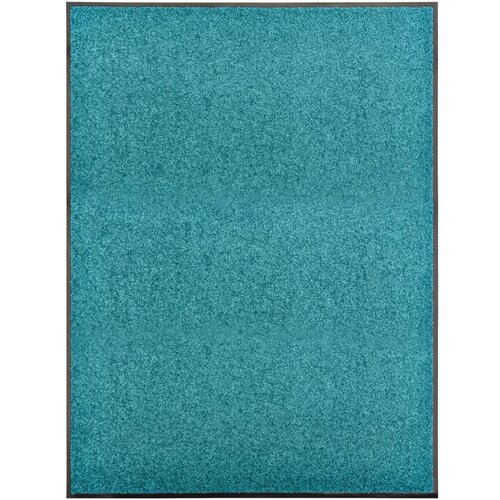 vidaXL Pralni predpražnik cyan moder 90x120 cm Cene