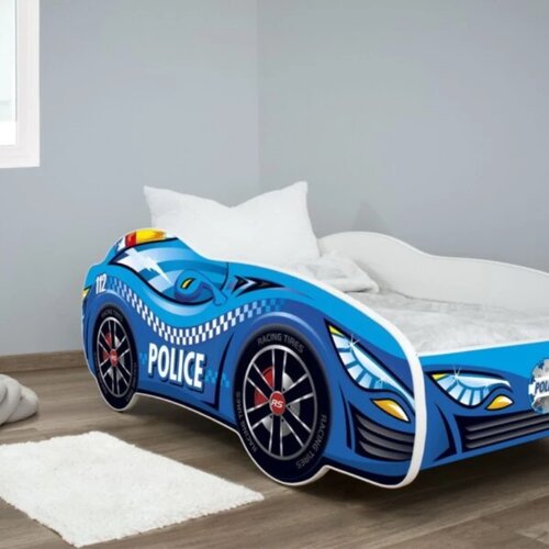 Golden Krevet za decu Racing Car - Police, 160 x 80 Cene