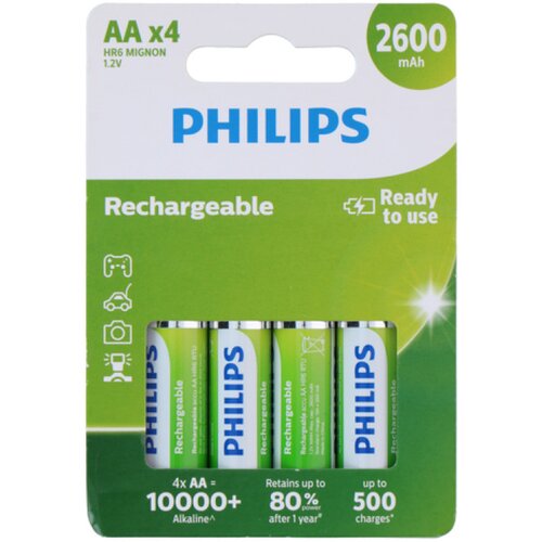 Philips Baterija AA NiMH 1.2V 2600mAh (1/4) Cene