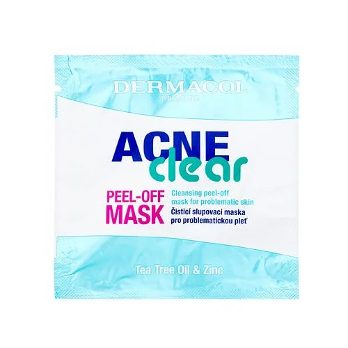 Dermacol acneclear peel-off mask maska za obraz 8 ml za ženske
