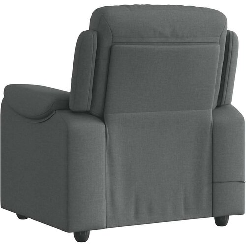 vidaXL Masažni naslonjač od tkanine tamnosivi Cijene