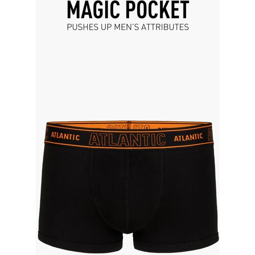 Atlantic Man Boxers Magic Pocket - black Slike
