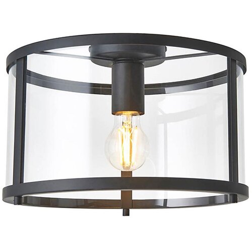Endon 101540 - stropna svetiljka hopton 1xE27/10W/230V crna Cene