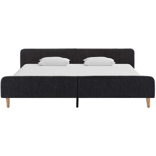  Okvir za krevet od jute tamnosivi 180 x 200 cm - Tamno siva 180 x 200 cm Slike