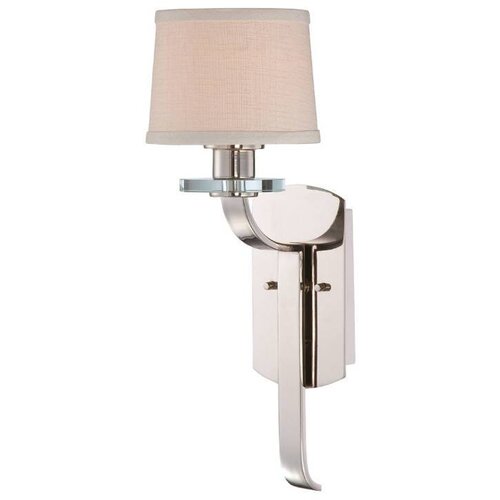 Elstead Lighting Elstead Sutton Place Notranja stenska svetilka s svečo, 1 lučka, Imperial, srebrna, s senčnikom, E27, (22099189) Cene