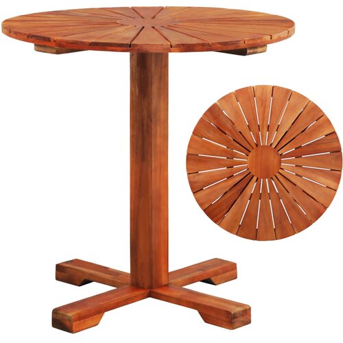 VidaXL Bistro stol 70 x 70 cm masivno bagremovo drvo Slike