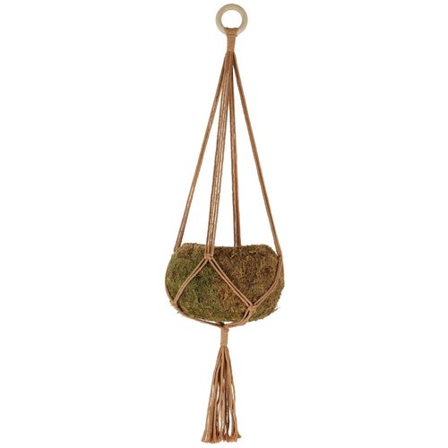 Esschert Design veriga za obe&amp;scaron;anje cvetličnih loncev &amp;oslash; 19 cm Macram&amp;eacute; &amp;ndash; Slike