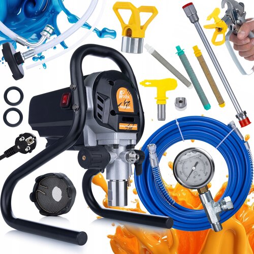 Rosfix SET AGREGAT ZA BARVANJE ECOFLOW 1200 &ndash; 1200W, 1,7L/MIN, LANCA 30 CM, 3X FILTER | 2000 PSI, 10 M CEV, (5000036447) Cene