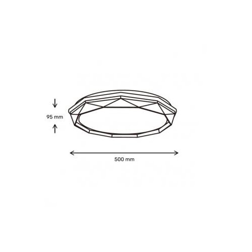 HOME LIGHT vesta 677 cct led plafonjera Slike
