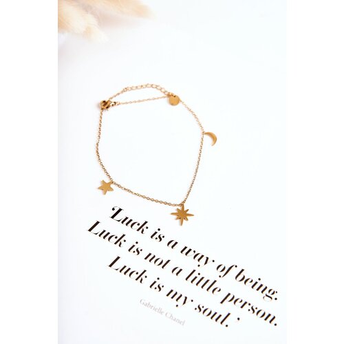 Glam Chic Bracelet on the leg of the stars and the moon gold Slike