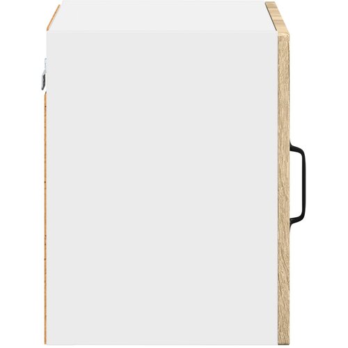 Zidni stakleni ormarić Lucca 2 pcs Hrast sonoma 40 x 31 x 40 cm Slike