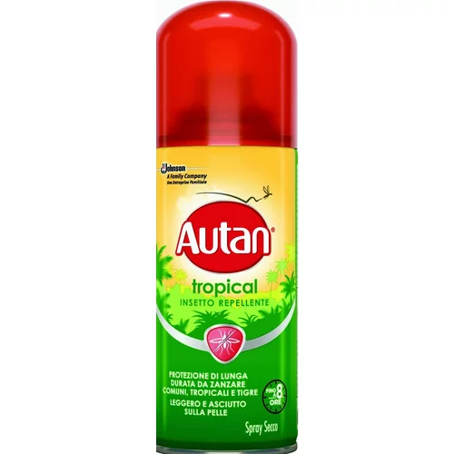 Autan Suhi sprej za zaščito pred piki insektov Tropical (100 ml)