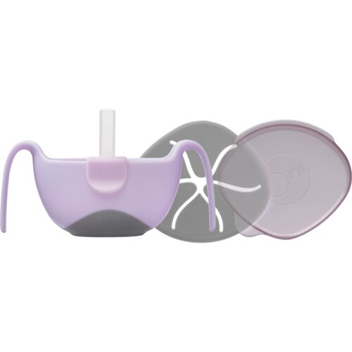 b.box 3 in 1 Bowl & Straw skledica s slamico Strawberry 250 ml Cene