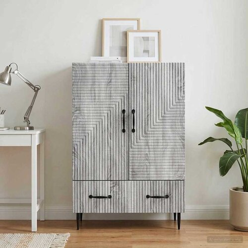  Kreveta Siva sonoma 66 x 34,5 x 95 cm Konstruirano drvo Cijene