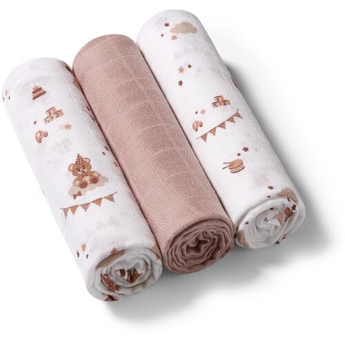 BabyOno Tetra plenice Muslin Rojstni dan, bež Slike