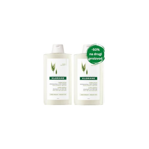 Klorane DUO Šampon sa ekstraktom zobi (-50% na drugi proizvod) Cijene