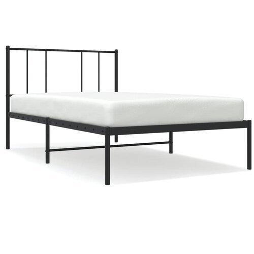  okvir za krevet s uzglavljem crni 100x200 cm Slike