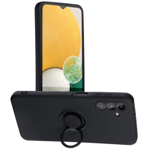 Silicone RING maska za SAMSUNG Galaxy A13 5G / A04S crna Slike