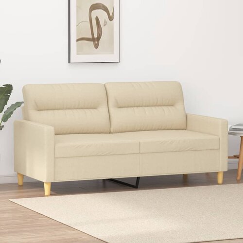 The Living Store Kavč dvosed krem 140 cm blago - Kavč Dvosed, (21835717) Cene