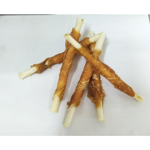 Kozmo žvakalica za pse uvijeni štapić obmotan piletinom, 500g Slike