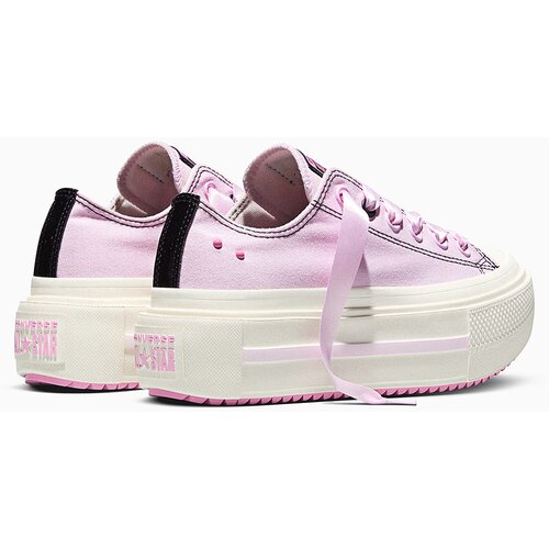 Converse Ženske patike chuck taylor all star lift double stack platform black &amp;amp; pink Slike