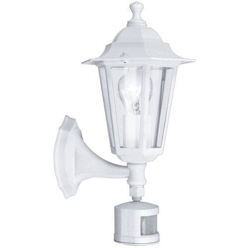 Eglo laterna 5 spoljna zidna lampa/1, e27, senzor, bela Slike