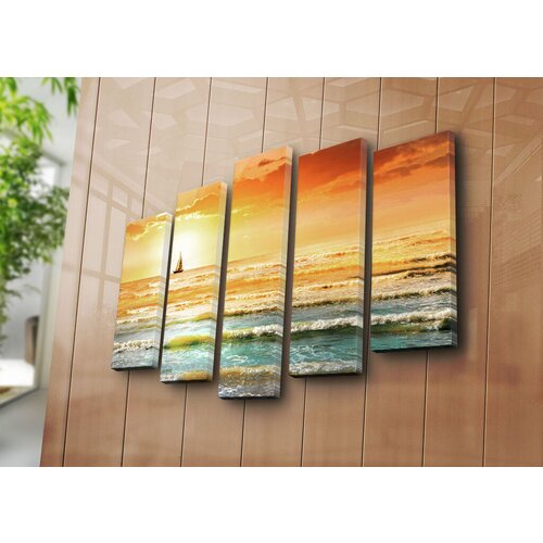 Wallity slika 5PATK-89, 70 x 105 cm, 5 delova Cene