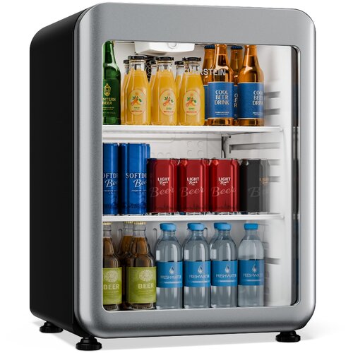 Klarstein Audrey Evo hladnjak za pića | 64 x 47,5 cm | LED unutarnja rasvjeta | 85 W | 42 dB Cijene