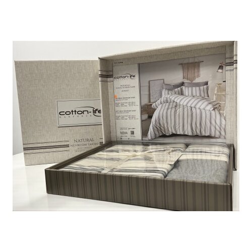  Komplet set posteljina Cotton-Life 160x220cm Antrasit ( VLK000422-antrasit ) Cene
