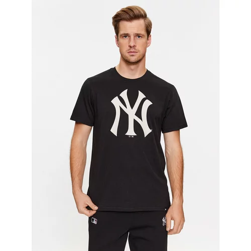 47 Brand Majica New York Yankees BB017TEMIME568336JK Črna Regular Fit