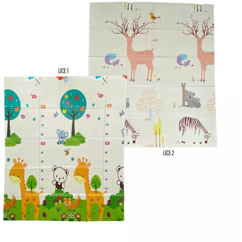  Podloga za igru od XPE pene Lovely Forest 150x180cm Slike