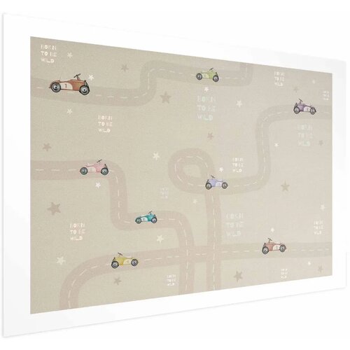  Plakat - Racing Cars 42x29.7 Bez okvira s margom Cene