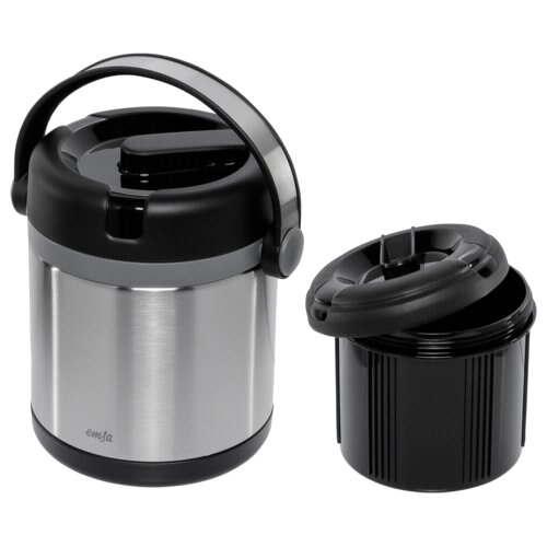 Emsa Mobility thermal container stainl. 1,2l black / anthracite Slike