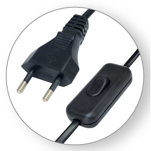 Kabel 2*075 s međusklopkom 2m crni Commel Cijene
