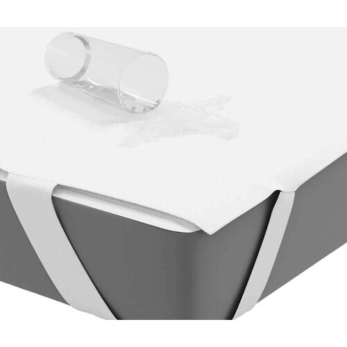 vidaXL Zaštita za madrac bijela 100x200 cm vodootporna Cene