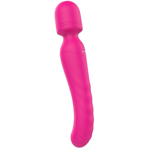 DREAMTOYS Vibes of Love Wand - punjivi, grijaći, masažni vibrator (ružičasti) Slike