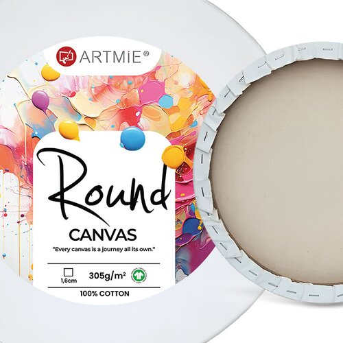 Artmie okruglo slikarsko platno na ramu | različite dimenzije Cene